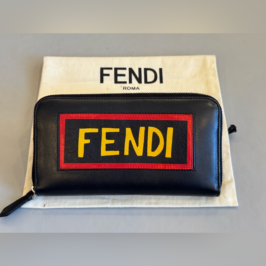 Fendi “Love” Zip Around Wallet